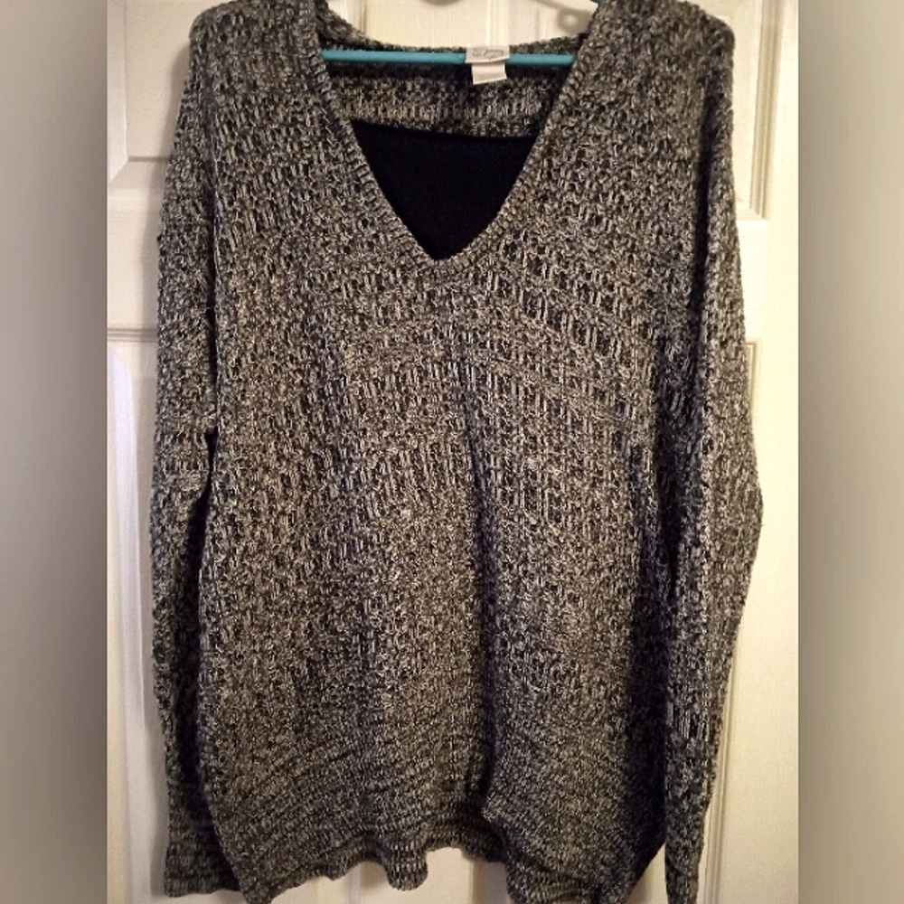 Women's plus size 22-24 hooded sweater made in USA